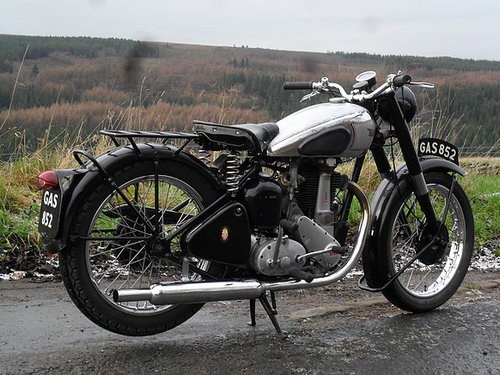 1948 BSA 31 for sale.  Lovely old bike - 70 this year ! SOLD