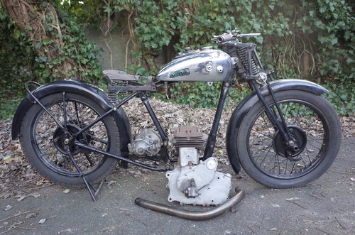1932 BSA W32-7 500SV matching numbers project In vendita