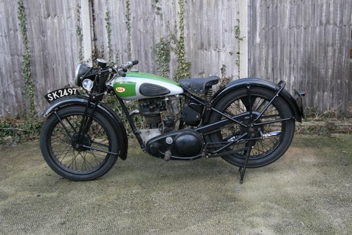 1938 BSA B21 OHV For Sale by Auction