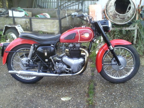 1959 BSA GOLD FLASH A10 VENDIDO