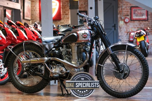 1950 BSA B34 Rare Competition Model with Tuned Engine For Sale