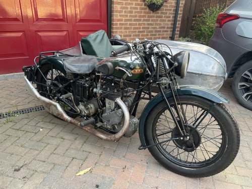 1932 BSA W32/6 and sidecar For Sale