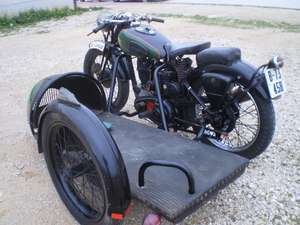 1937 Bsa m22 500cc ohv sport with racing sidecar  ex-cantarell For Sale (picture 6 of 12)