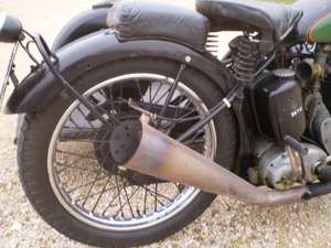 1937 Bsa m22 500cc ohv sport with racing sidecar  ex-cantarell For Sale (picture 9 of 12)