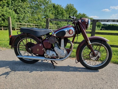1954 BSA B31 Rigid.Very rare special order Oily rag with V5c SOLD