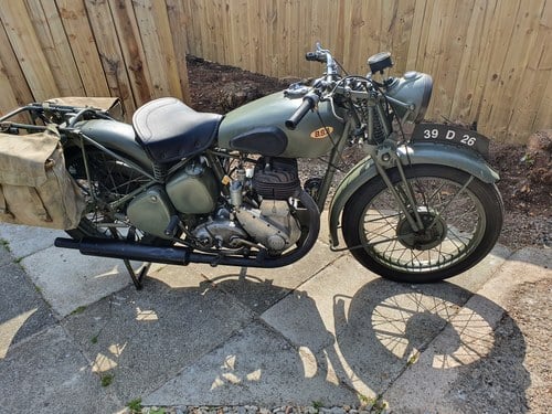1939 BSA M20 ( WM20 500CC - SIDE-VALVE) original + running. A vendre