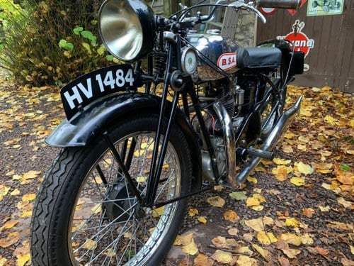 1931 BSA motorcycle In vendita
