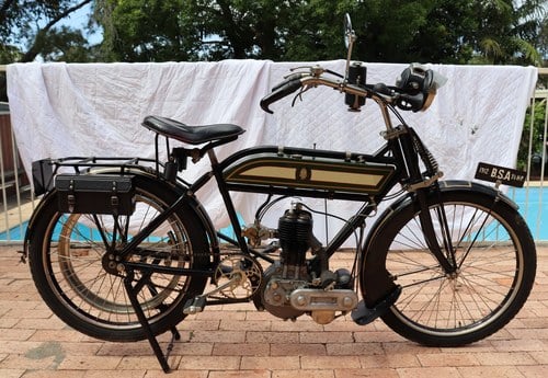1912 BSA veteran motorcycle restored For Sale by Auction