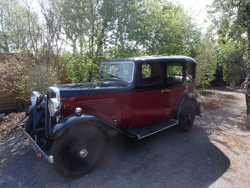1934 Running project. 10 HP Saloon For Sale