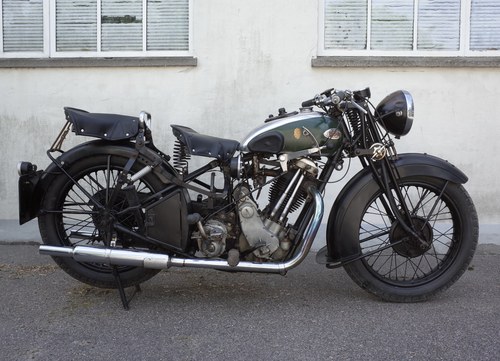 1935 BSA M35-11. 600cc OHV. Matching numbers/first paint/chrome In vendita