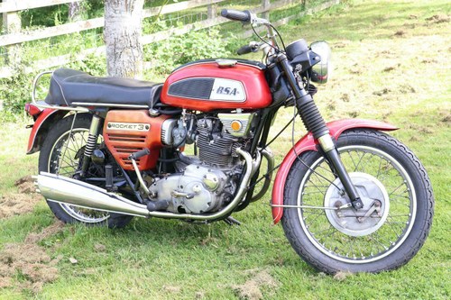 BSA A75 Rocket 3 1969 one owner, totally original and untouc SOLD