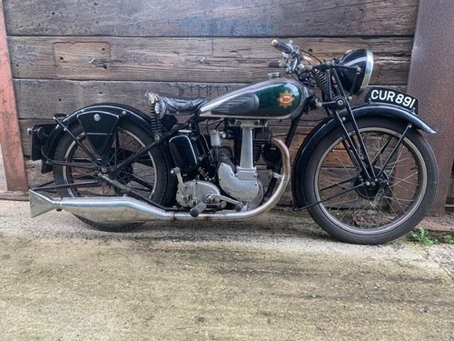 1937 BSA B25 350 cc OHV Empire Star Competition HB25 For Sale