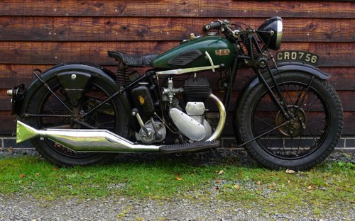 1937 BSA M21 600cc Prewar Extremely Original Throughout In vendita