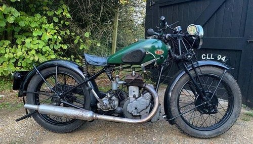 1936 BSA W6 500 cc SV Chassis number D6189 Lovely For Sale