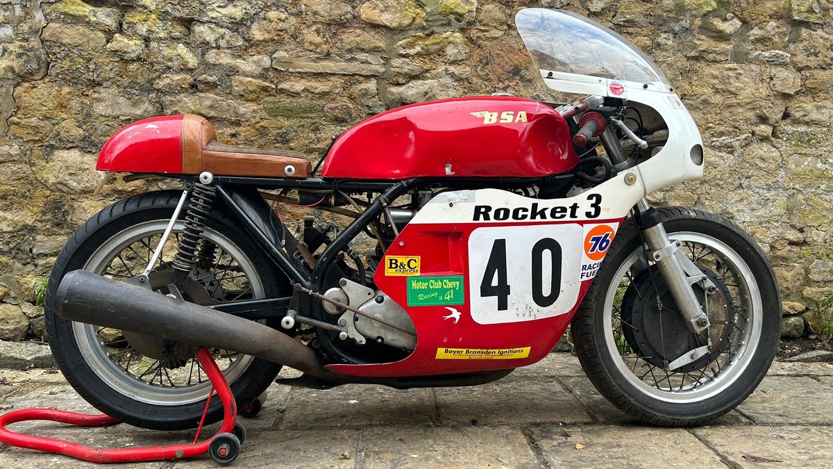 1970 BSA Rocket 3 race bike in United Kingdom - For Sale by Auction ...