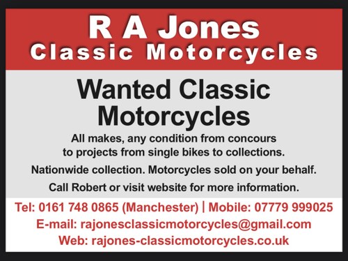 1955 Classic Motorcycles Wanted
