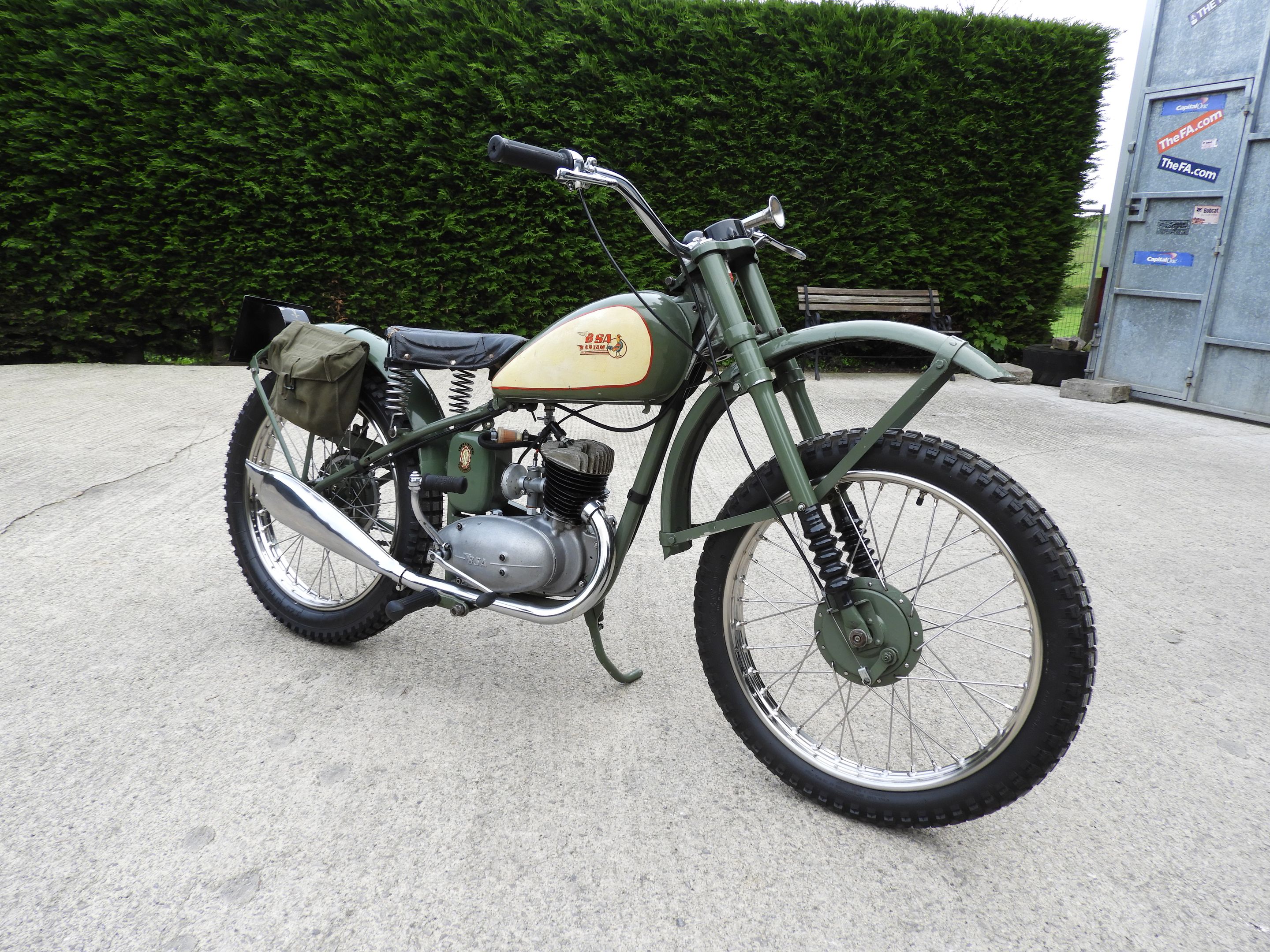 Bsa Rigid Frame Motorcycles 1949 BSA BANTAM D1 125CC RIGID COMPETITION/TRIALS !!!! For Sale