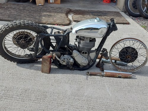 1959 BSA GOLD STAR CATALINA CLASSIC SCRAMBLER PROJECT VENDIDO