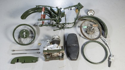BSA 343cc B40 Military Motorcycle Project