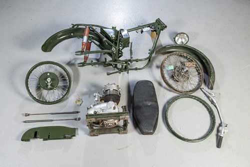 BSA 343cc B40 Military Motorcycle Project For Sale by Auction