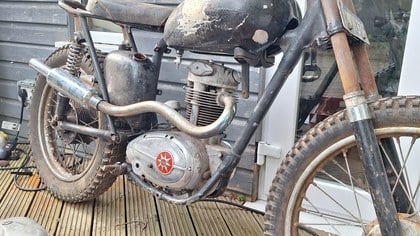 1960 BSA C15T Trials genuine factory competition  bike
