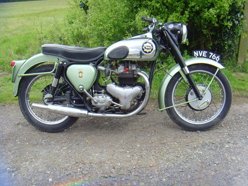 1955 BSA A7SS Shooting Star. VERKOCHT