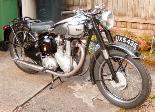 1946 BSA B31 Black Manual, speed in Arnside, Carnforth, United
