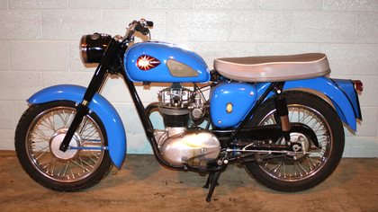 A circa 1962 BSA C15 250cc motorcycle
