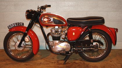 A 1967 BSA C15 249cc motorcycle