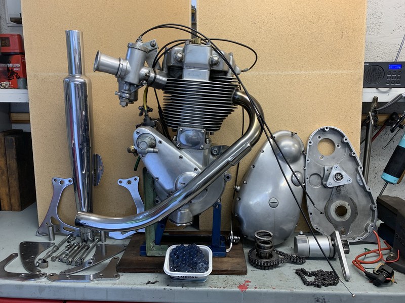 BSA 600 cc Pearson Gold Star Engine Only.