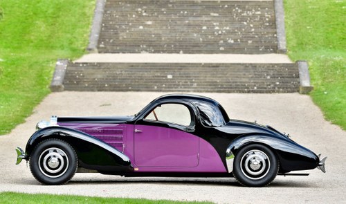 1938 Bugatti Type 57 Atalante Closed Coupé by Gangloff For Sale
