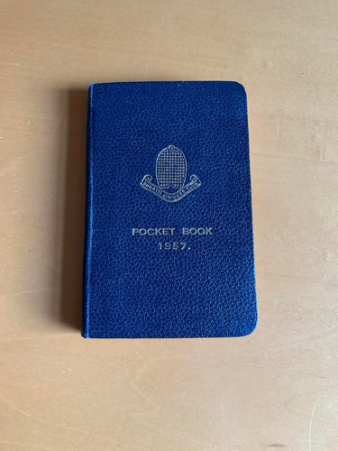 1957 Bugatti Owners Club Pocket Book For Sale