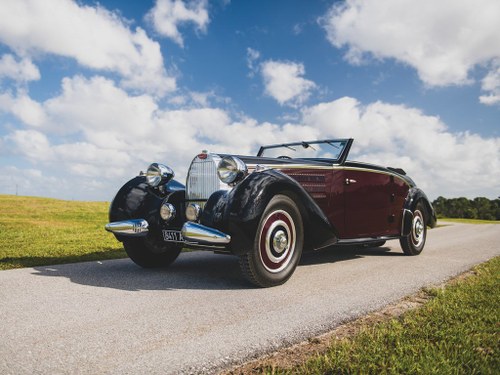 1938 Bugatti Type 57 Cabriolet by DIeteren For Sale by Auction