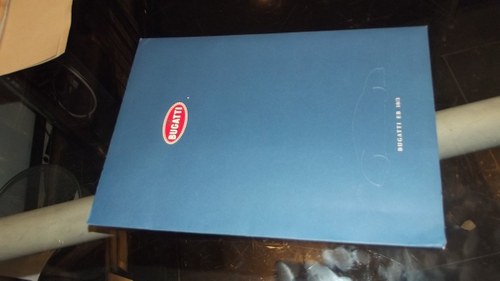 0000 bugatti eb18 3 chirion coupe press pack + pics +brochure For Sale