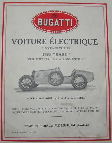 1927 Bugatti Baby Grand Prix À venda