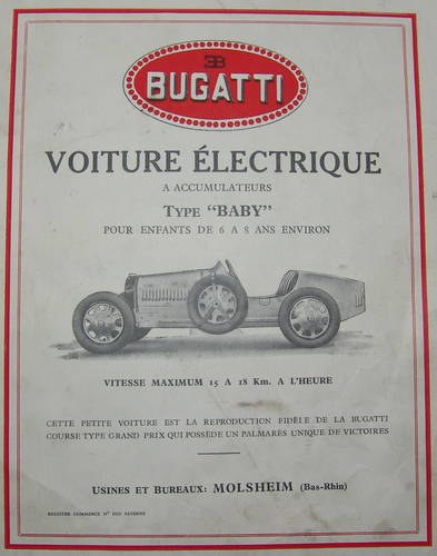 1927 Bugatti Baby Grand Prix In vendita