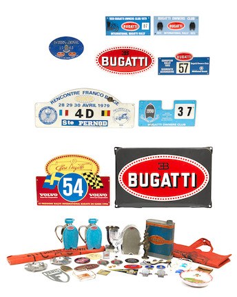 Lot 290 - Assorted Bugatti Collectables In vendita all'asta