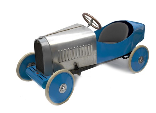 Lot 207 - A restored 'Bugatti' pedal car, In vendita all'asta
