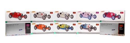 Lot 188 - 1:18 scale Bugatti Type 35 models For Sale by Auction