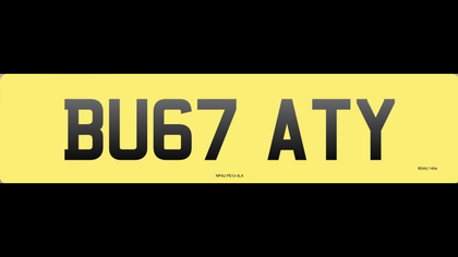 Bugatti Private Number Plate - BU67ATY