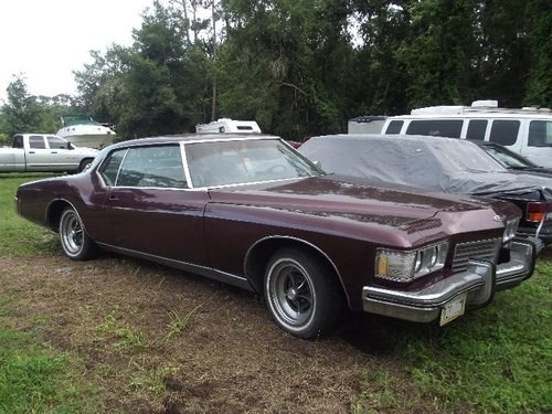 1973 Buick RIVIERA BOAT TAIL = 455 auto Project $10.9k For Sale