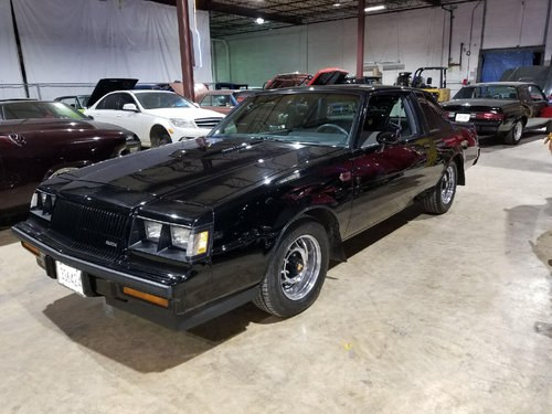 Rare CF5 Factory Sunroof 1987 Buick Grand National For Sale