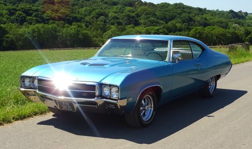 1969 BEAUTIFUL BUICK GS400 6.6 LITRE V8 BLUE WITH CREAM INTERIOR For Sale