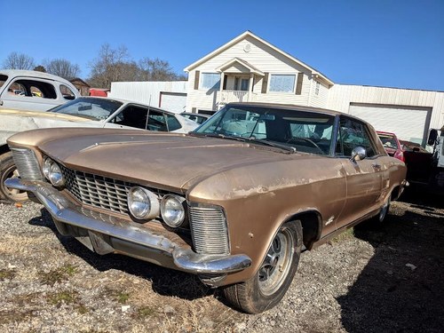 1963 Buick Rivera Sport Coupe 6.6 L Gold Patina Project $8.5 For Sale