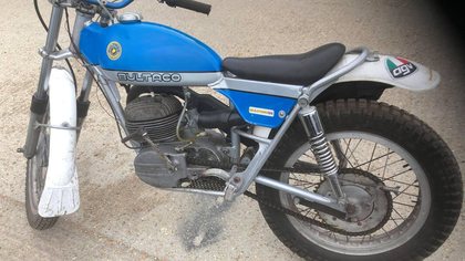 1974 Bultaco 250 trial bike, road reg’ed with V5, £2595.