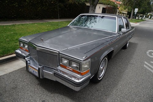 1987 Cadillac Brougham D'Elegance with 55K orig miles SOLD