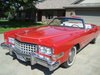 1973 Cadillac Eldorado Convertible * RED For Sale
