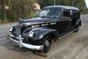 1942 1940 LaSalle Hearse Wagon = Rare Black driver $39.9k In vendita