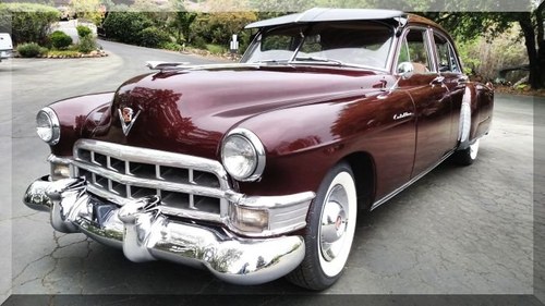 1949 Cadillac Fleetwood 60 Special = clean Maroon AC  $24.9k For Sale