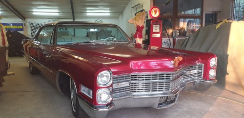 1966 Very clean straight cherry apple Cadillac coupe For Sale